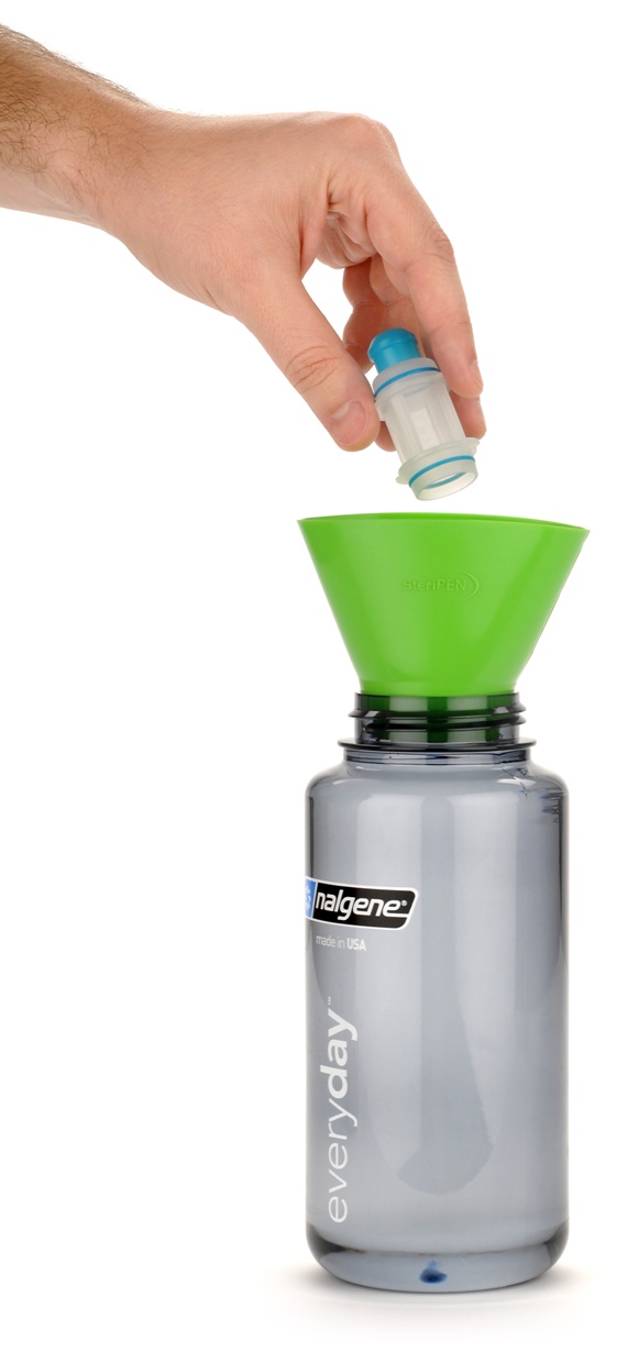 Clásico SteriPEN pre-filtro sistema de agua potable-Purificador Botella de agua y Estuche 
